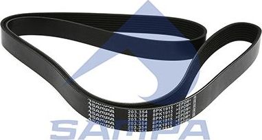 Приводной ремень поликлиновой Sampa. Артикул 203.354