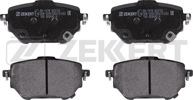 Тормозные колодки Zekkert. Артикул BS-1478