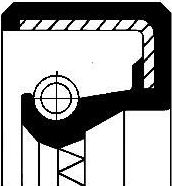 Сальник CORTECO 150 005 81 Corteco (FPM (Fluor-Kautschuk)). Артикул 15000581B