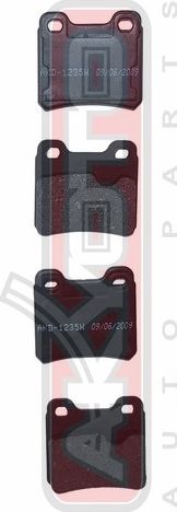 Тормозные колодки Akyoto Packing AKYOTO задние для Saab 900 II 1993-1998. Артикул AKD-1235