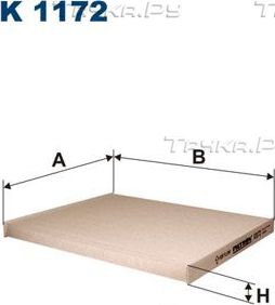 Салонный фильтр Filtron. Артикул K 1172