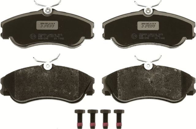 Тормозные колодки TRW COTEC передние для Citroen Jumpy I 1995-1998. Артикул GDB1295