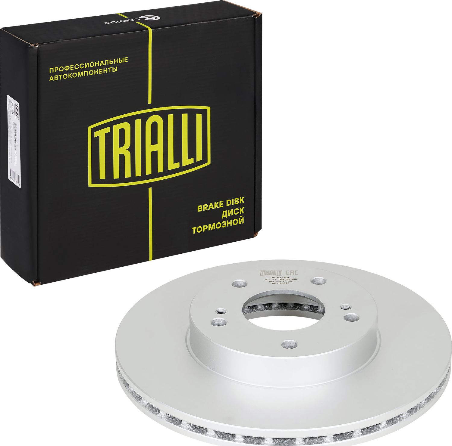 Тормозной диск Trialli. Артикул DF 073420