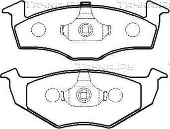 Тормозные колодки HSB передние для Volkswagen Polo III 1997-2001. Артикул HP9464