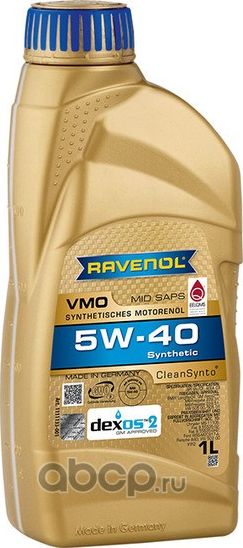 Масло моторное VMO 5W40 1л (Ravenol). Артикул 1111133001