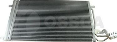 Радиатор кондиционера (конденсатор) OSSCA для Skoda Rapid I 2012-2019. Артикул 72952