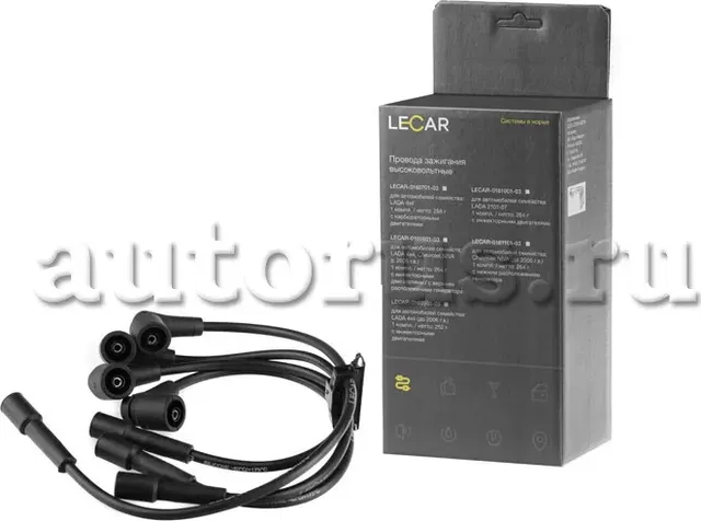 ПРОВОДА В/ВОЛЬТНЫЕ 21214,2123 ИНЖ. С ВЕРХ РАСП.ГЕНЕРАТОРА НА ИНЖ.ДВ. ( (Lecar). Артикул LECAR016080103