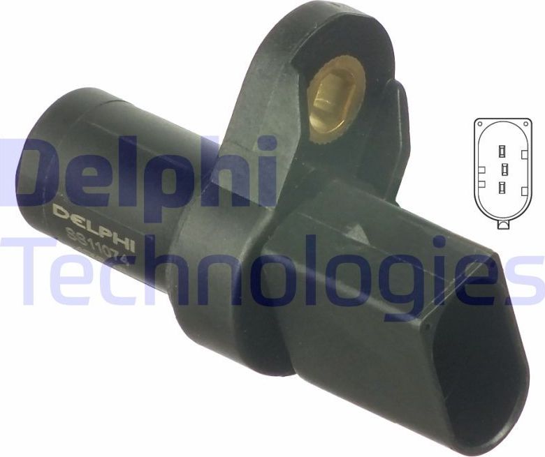 Датчик положения коленвала Delphi. Артикул SS11074