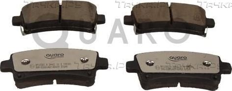 Тормозные колодки QUARO QUARO SILVER CERAMIC задние для Saab 9-5 II 2010-2012. Артикул QP1236C