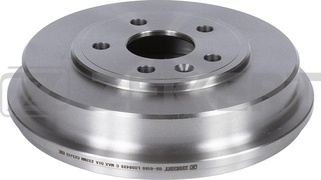 Тормозной барабан Zekkert задний для Chevrolet Aveo II 2011-2015. Артикул BS-6180