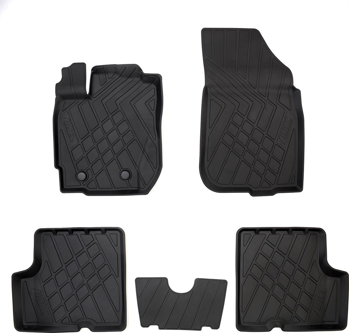 Коврики литьевые Норпласт для салона Renault Duster I рестайлинг 2015-2020. Артикул NP11-LdC-69-100