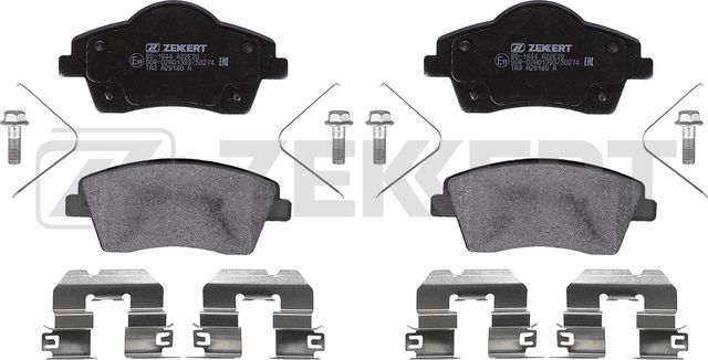 Тормозные колодки Zekkert передние для Volvo XC40 I 2017-2026. Артикул BS-1844