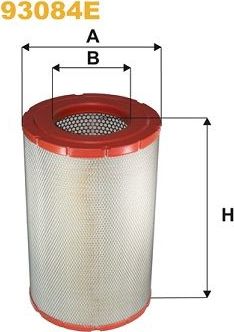 Воздушный фильтр WIX Filters. Артикул 93084E
