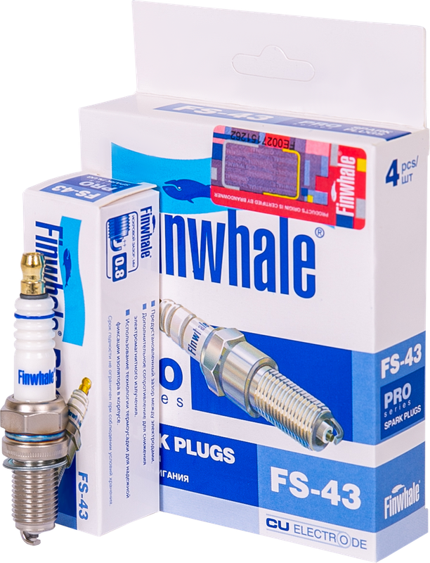 Свеча зажигания Finwhale для Fiat Doblo II 2010-2026. Артикул FS43