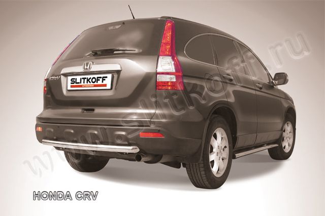 Защита Slitkoff заднего бампера d57 для Honda CR-V III 2009-2012. Артикул HCRV009