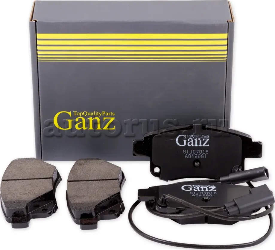 Колодки торм.зад. (Ganz). Артикул GIJ07018