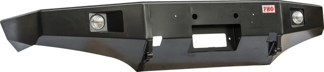 Бампер силовой РИФ передний с доп. фарами без защитной дуги для Toyota Land Cruiser 105 1998-2007. Артикул RIF105-10356