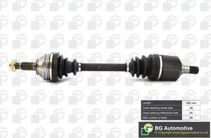 Полуось (привод в сборе, приводной вал) BGA передняя левая для Land Rover Freelander I 1998-2006. Артикул DS7513L