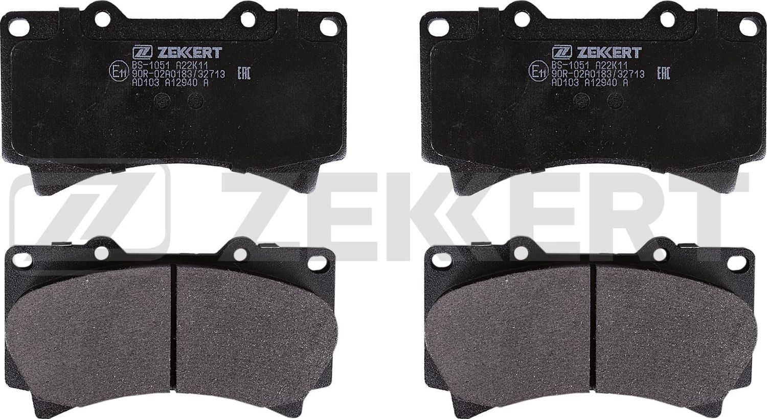 Тормозные колодки Zekkert. Артикул BS-1051