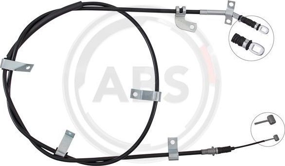 Трос ручника (тросик ручного тормоза) ABS задний правый для Mazda CX-9 I 2007-2016. Артикул K16054