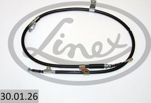 Трос ручника (тросик ручного тормоза) Linex. Артикул 30.01.26