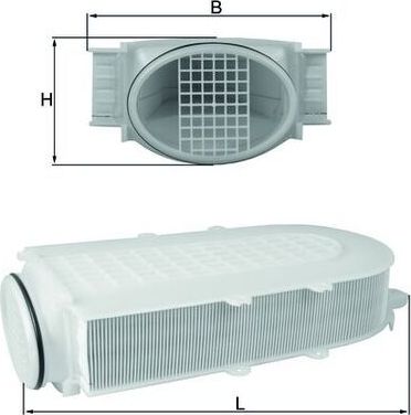 Воздушный фильтр Mahle. Артикул LX 2991/1