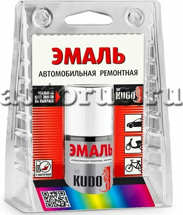 KU-72652 ЭМАЛЬ АВТОРЕМ.С КИСТОЧКОЙ 15МЛ. CHEVRO (Kudo). Артикул KU72652