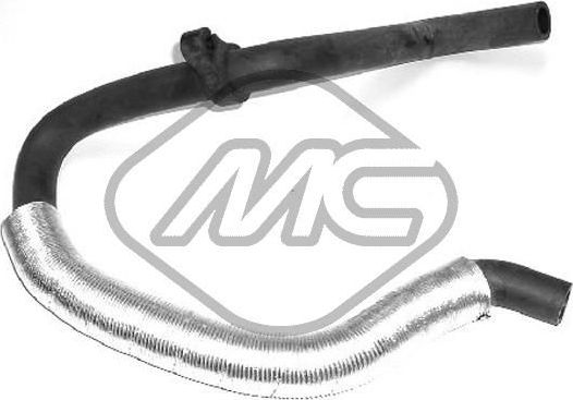 Патрубок системы охлаждения (радиатора) Metalcaucho. Артикул 08595