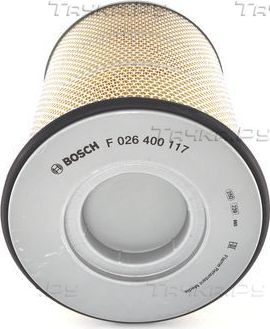 Воздушный фильтр Bosch для Volvo  FM12 1999-2001. Артикул F 026 400 117