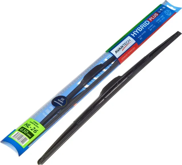 ЩЕТКА СТЕКЛООЧИСТИТЕЛЯ ГИБРИДНАЯ НА ЛЕВЫЙ РУЛЬ AVANTECH HYBRID 650ММ ( 26 ) Avantech. Артикул HL26