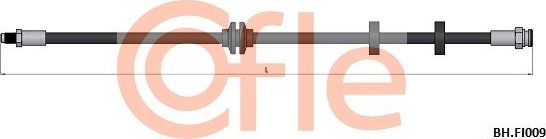 Тормозной шланг Cofle передний правый/левый для Fiat Albea 1996-2009. Артикул 92.BH.FI009