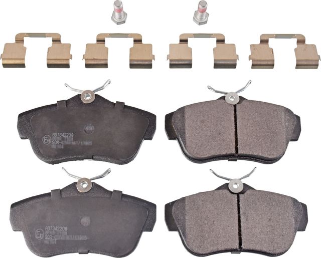 Тормозные колодки Blue Print задние для Citroen Jumpy II 2007-2016. Артикул ADT342208