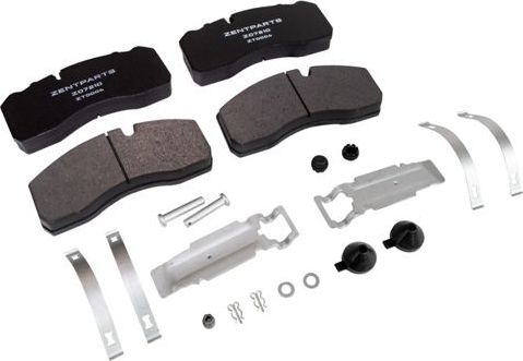 Тормозные колодки Zentparts передние для MAN HOCL 1998-2026. Артикул Z07210