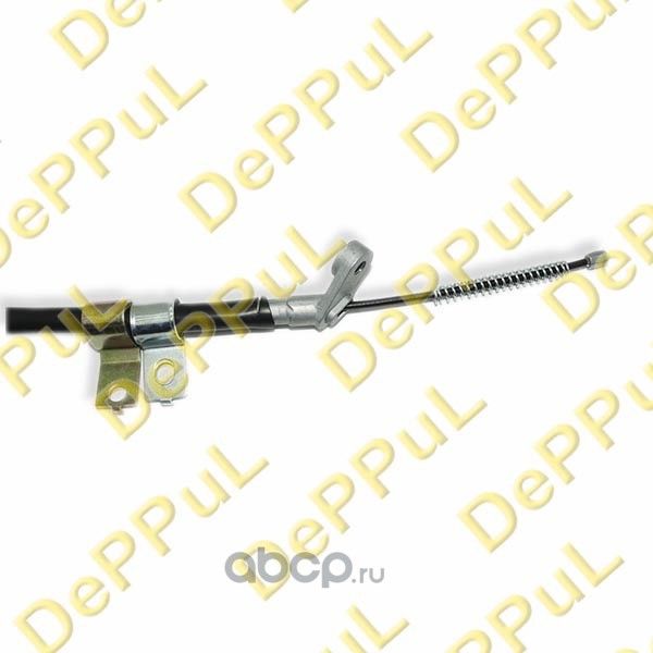 Трос стояночного тормоза правый (Deppul). Артикул DETC155
