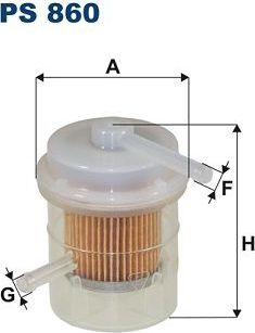 Топливный фильтр Filtron. Артикул PS 860