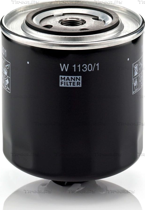 Масляный фильтр Mann-Filter для Volkswagen Transporter T4 1990-1996. Артикул W 1130/1