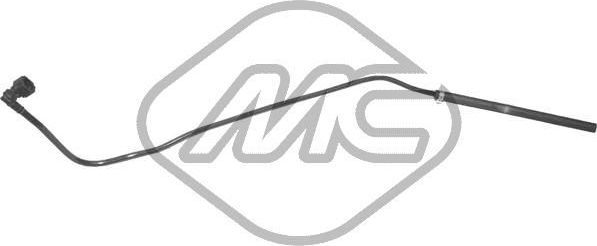 Патрубок радиатора (системы охлаждения) Metalcaucho для Fiat Punto II 2003-2012. Артикул 92011