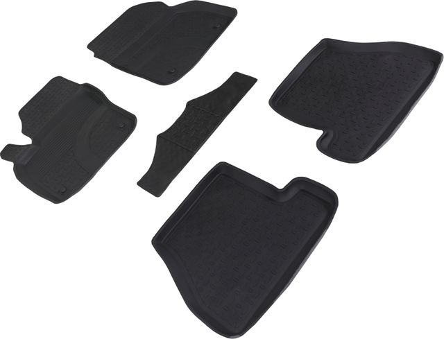 Коврики резиновые Seintex с высоким бортиком для салона Ford Focus III 2011-2015. Артикул 82454