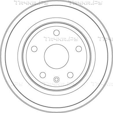 Тормозной барабан TRW задний для Opel Zafira A 2000-2005. Артикул DB4426