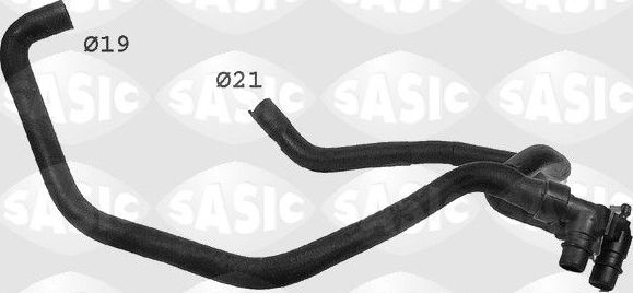 Патрубок радиатора (системы охлаждения) Sasic для Peugeot 306 1993-2001. Артикул SWH0532