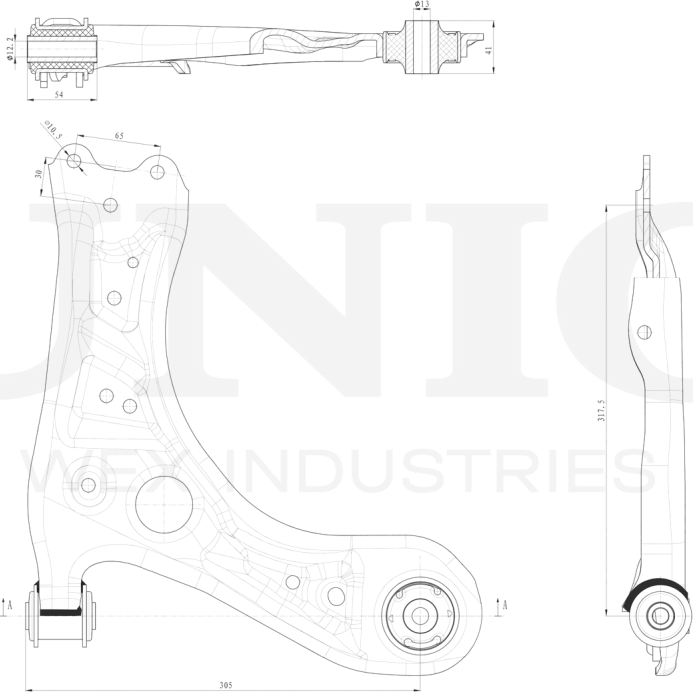 Рычаг подвески (Unio). Артикул SSP-40179