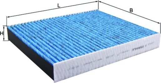 Салонный фильтр Mahle CareMetix® для Lamborghini Centenario I 2016-2026. Артикул LAO 809