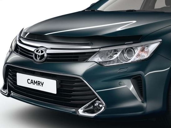 Дефлектор Toyota (оригинал) для капота Toyota Camry 50, 55 (V50, V55, XV50, XV55) 2011-2014 Черный. Артикул PZ451-V3533-00