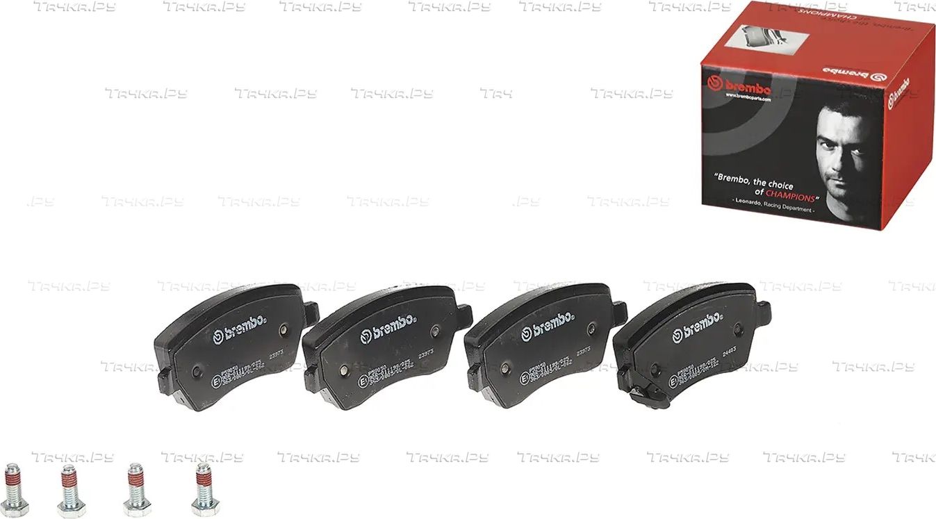 Тормозные колодки Brembo передние для Opel Agila B 2008-2014. Артикул P 59 050