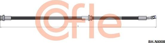 Тормозной шланг Cofle. Артикул 92.BH.NI008