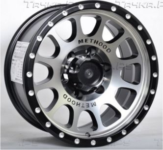 Колёсный диск PDW литой черно-серебристый M2 6x139,7 9xR17 D110.1 ЕТ0 для Toyota 4Runner 1984-2026. Артикул 20/64/15/88