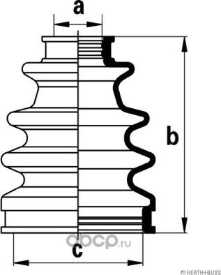 Пыльник ШРУСа (Jakoparts). Артикул J2882008