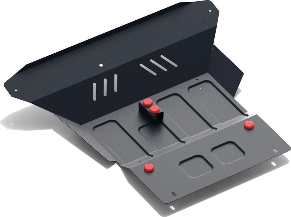 Защита АвтоБРОНЯ для картера и КПП Toyota RAV4 II 2000-2005. Артикул 111.05743.1