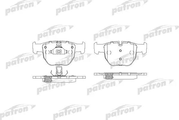 Тормозные колодки Patron. Артикул PBP1597