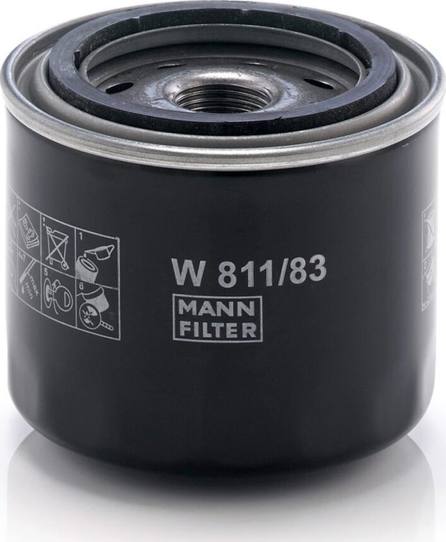 Масляный фильтр Mann-Filter для Nissan Micra K10 1982-1992. Артикул W 811/83